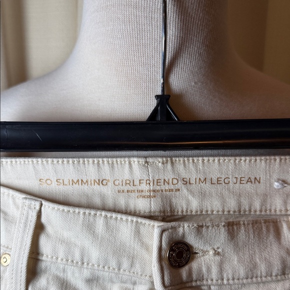 Chicos so slimming girlfriend slim leg Jean size 12R (2R) - Picture 2 of 5